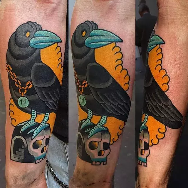 Raven tattoo