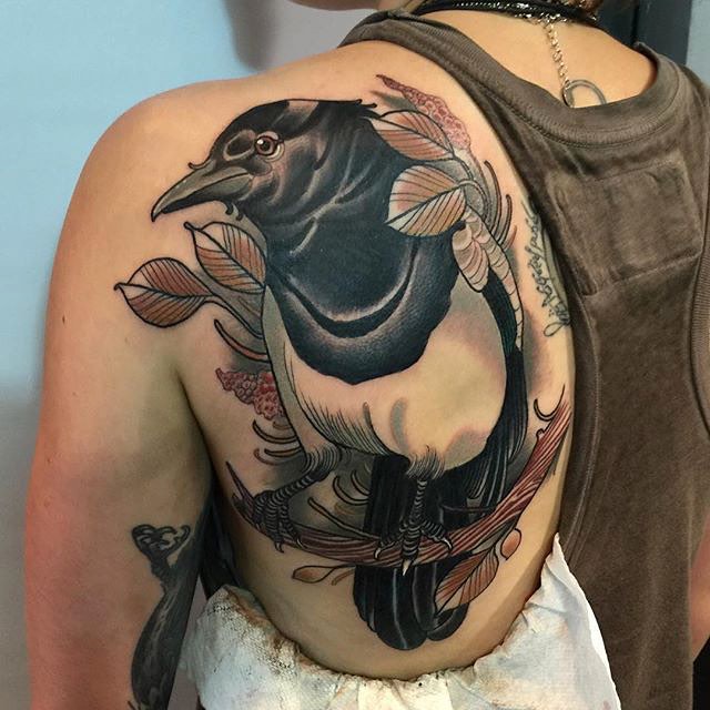 Raven tattoo