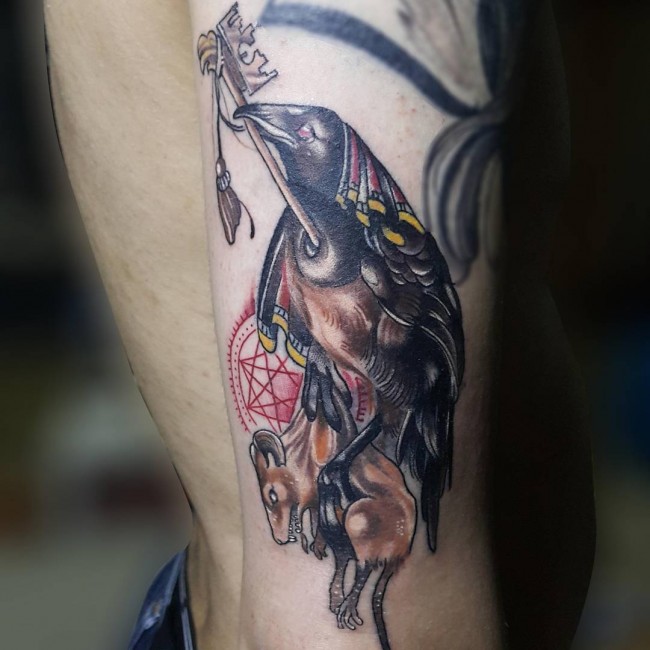 Raven tattoo