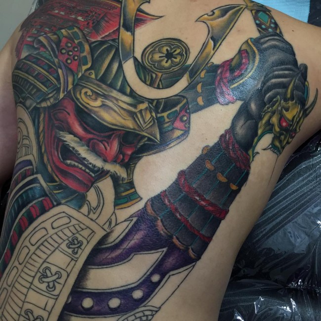 samurai tattoos