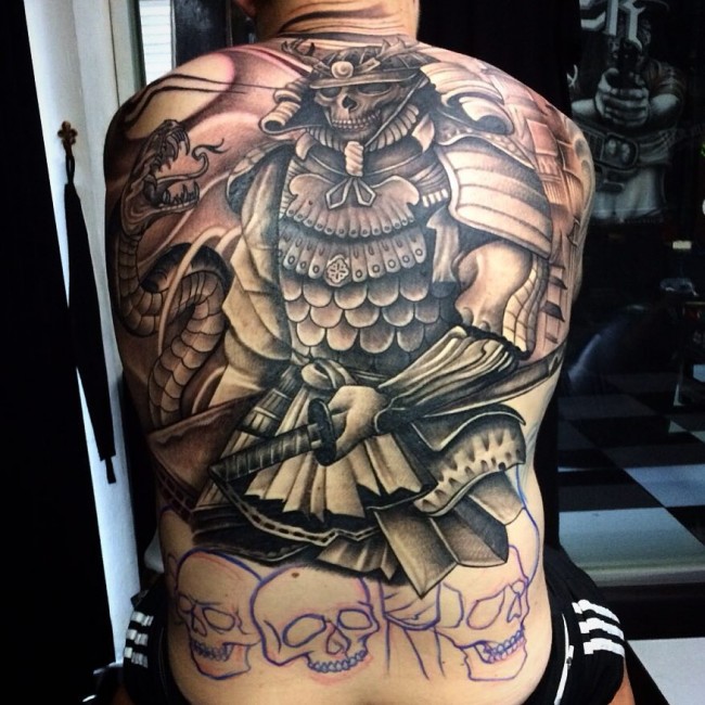 samurai tattoos