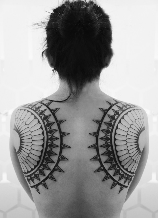 Shoulder Blade Tattoo