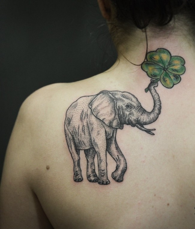 Shoulder Blade Tattoo