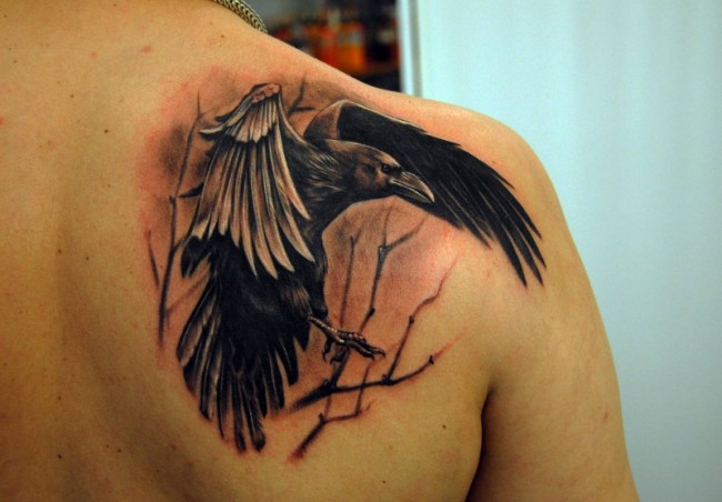 Shoulder Blade Tattoo