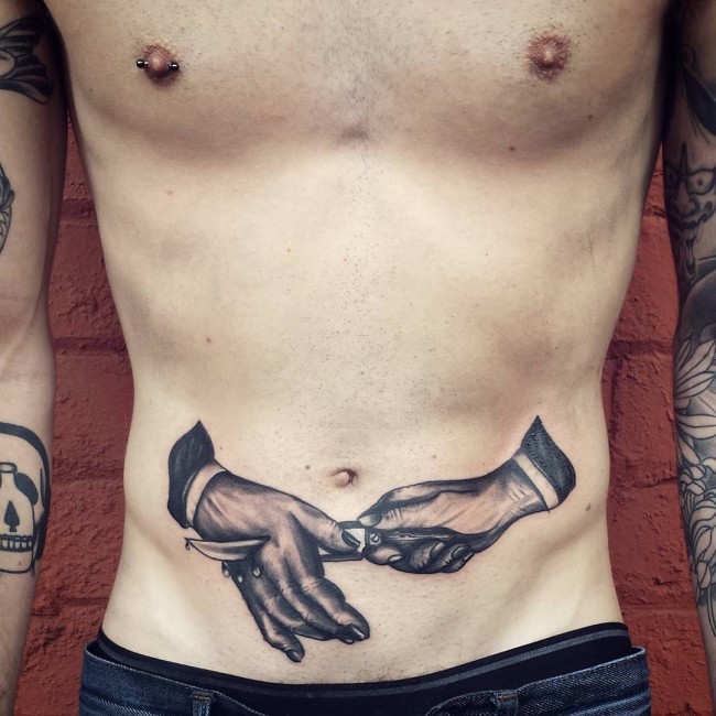 150 Stomach Tattoos For Men That Are Better Than Six Packs