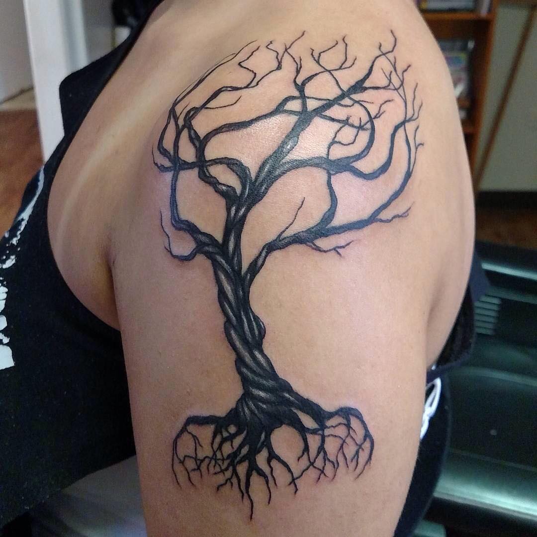 Trees Tattoo.