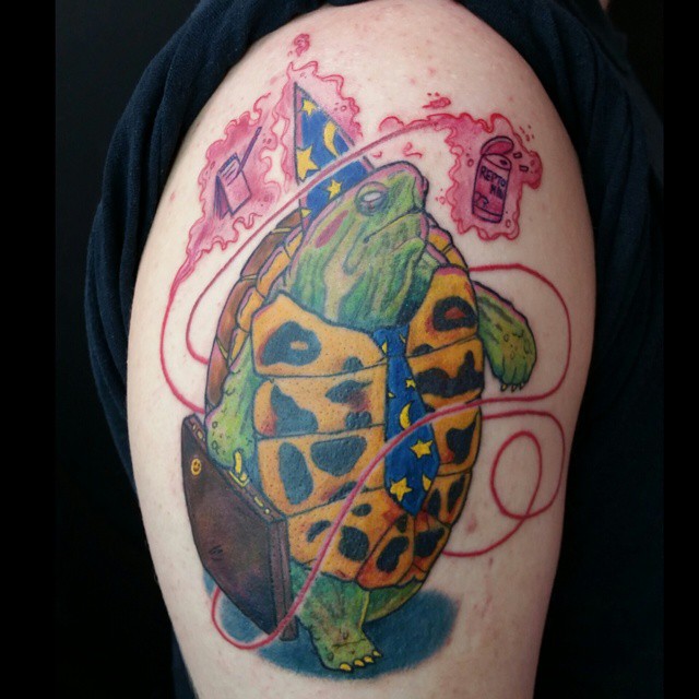 traditional japanese turtle tattoo