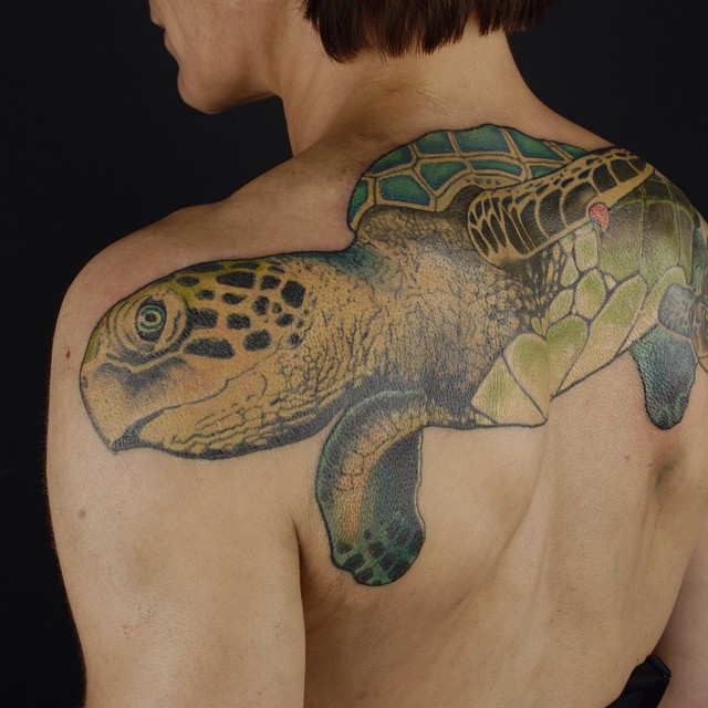 85+ Best Sea Turtle Tattoo Designs & Meanings - (2019)