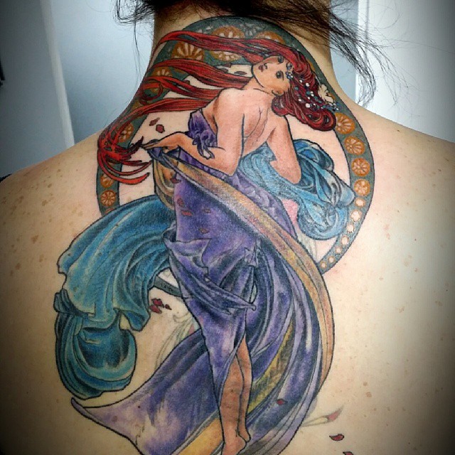 upper back tattoo