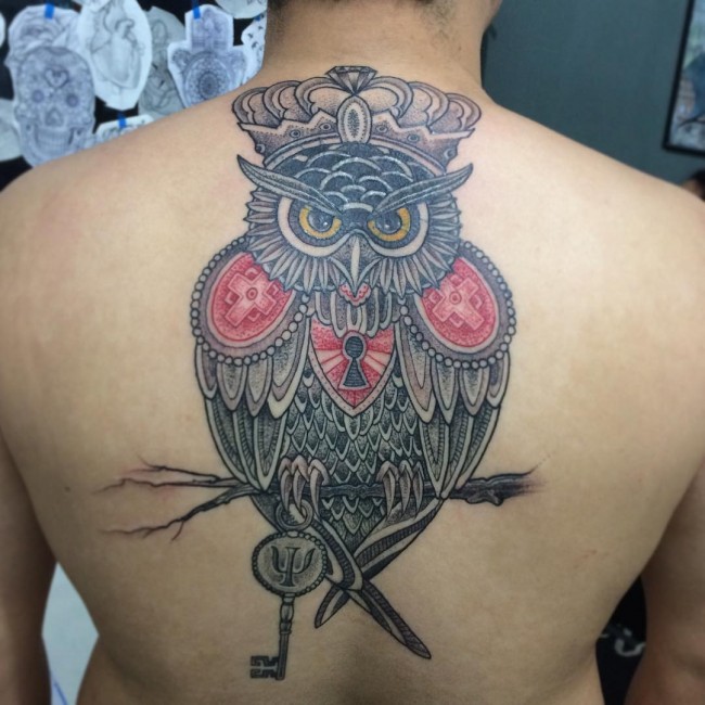 upper back tattoo