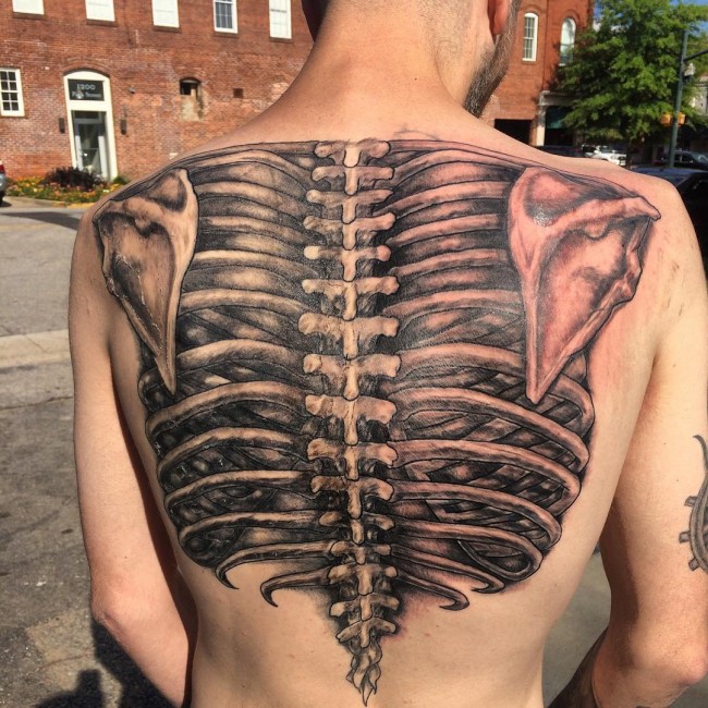 upper back tattoo