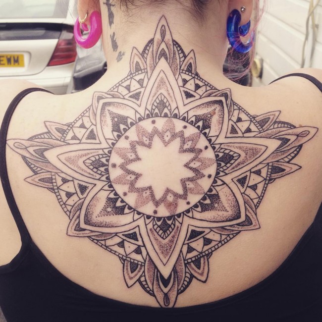 upper back tattoo