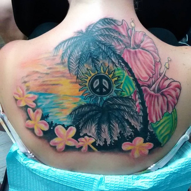 upper back tattoo