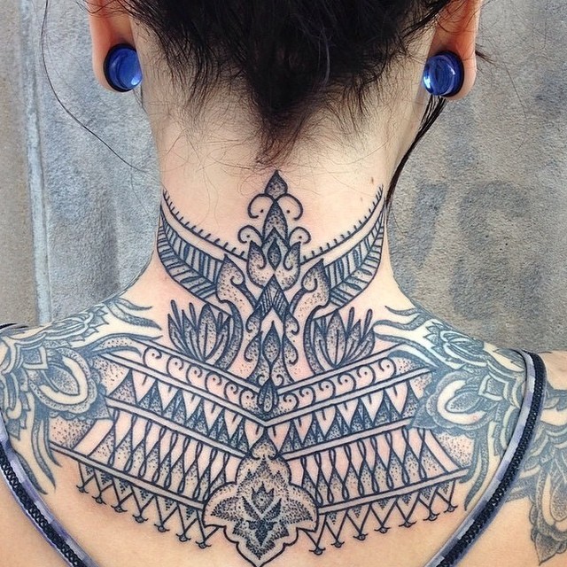 upper back tattoo