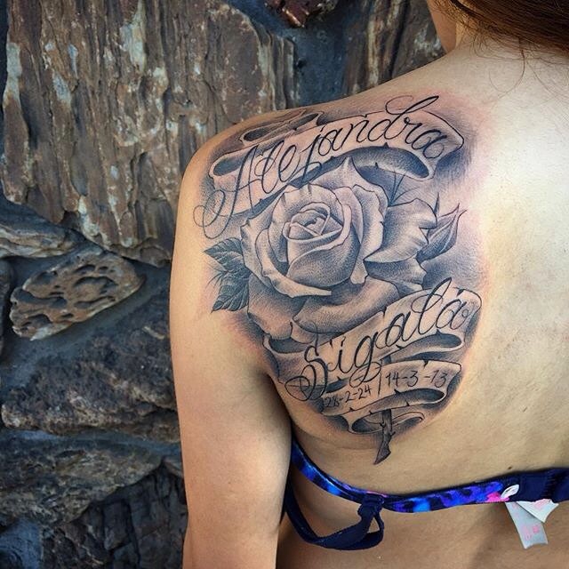 upper back tattoo