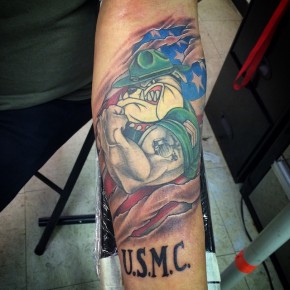 75 Cool USMC Tattoos - Meaning, Policy and Designs (2019)