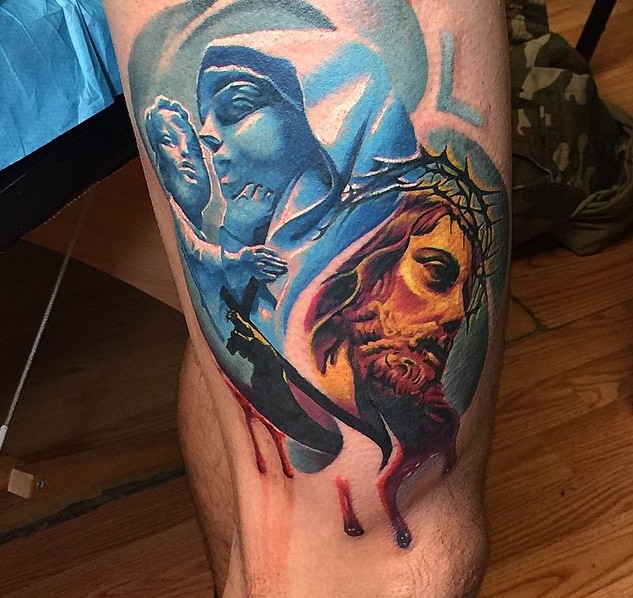 Virgin Mary tattoos