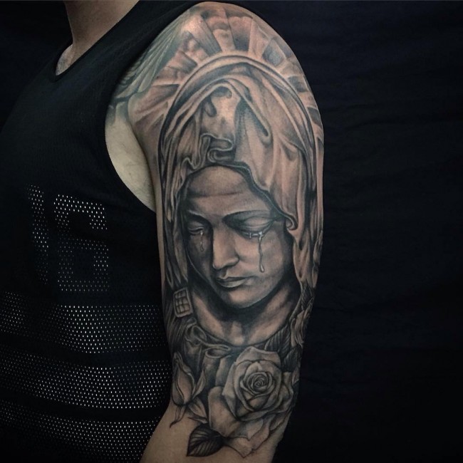 Virgin Mary tattoos