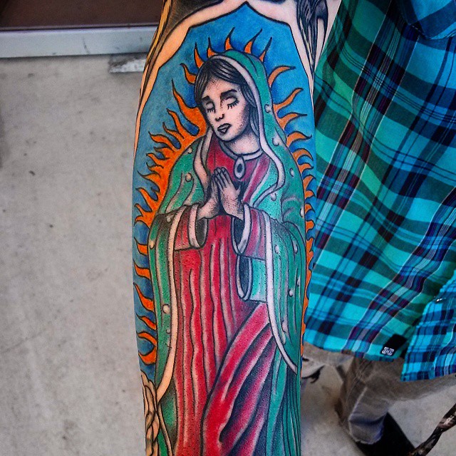 75+ Best Spiritual Virgin Mary Tattoo - Designs & Meanings (2019)