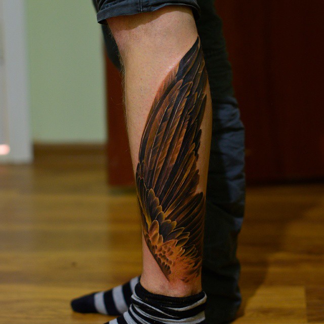 Hermes wing tattoo | Kevin Dominguez | Flickr