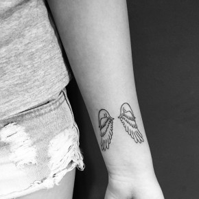 65+ Best Angel Wings Tattoos Designs & Meanings - Top Ideas (2019)