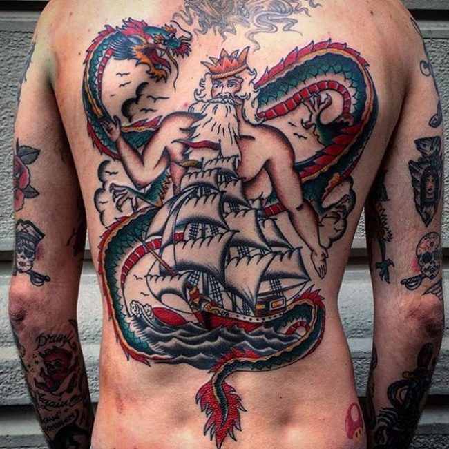 American traditional tattoo