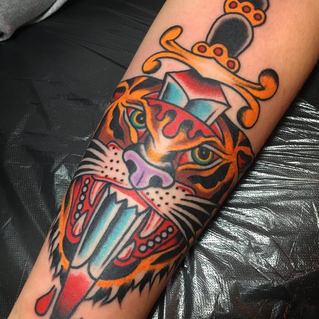 American traditional tattoo