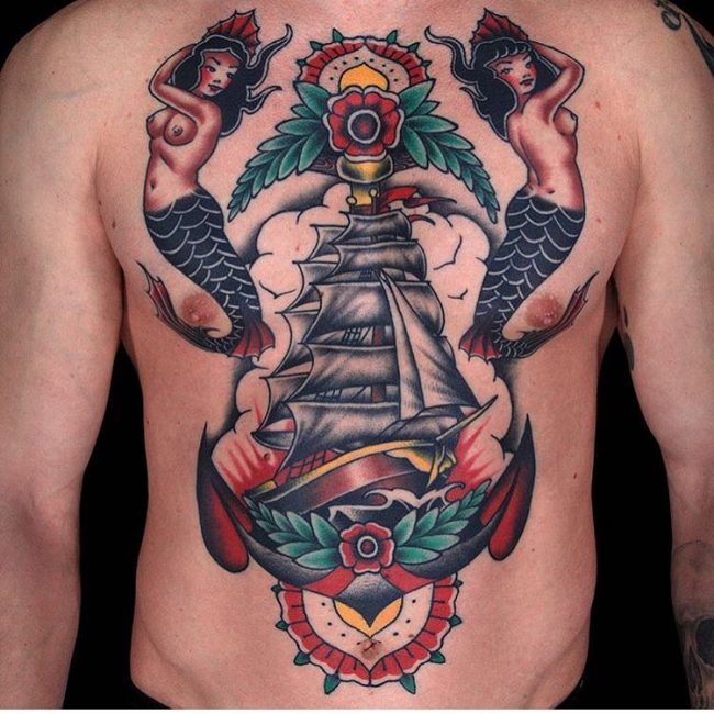 American traditional tattoo