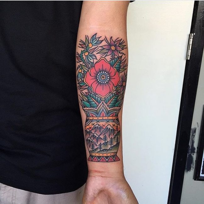 American traditional tattoo