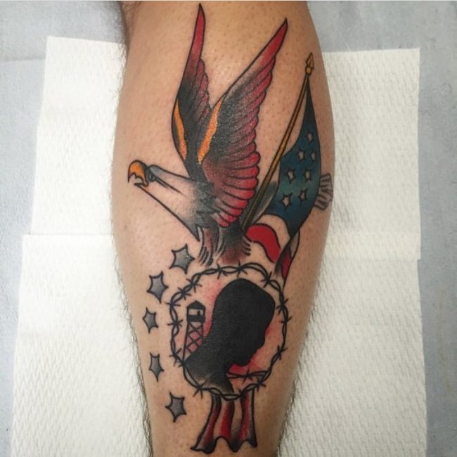 American traditional tattoo
