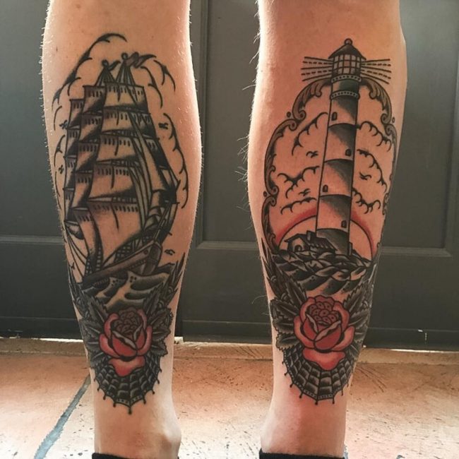 American traditional tattoo