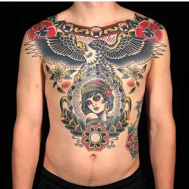 American traditional tattoo