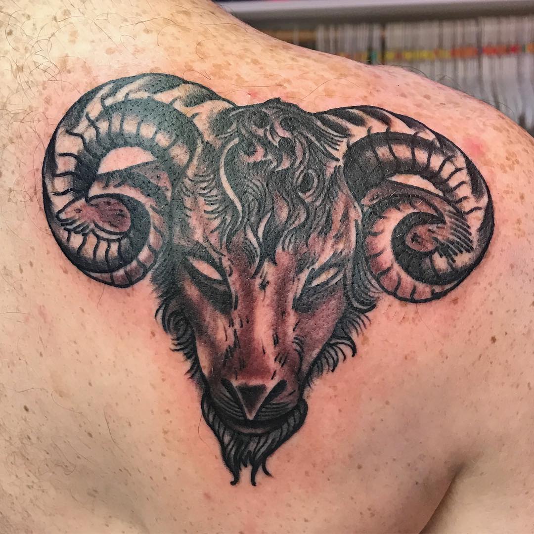 Aries Temporary Tattoo, Aries Ram Tattoo, Ram Tattoo, Aries Zodiac Tattoo, Aries  Ram Temporary Tattoo, Aries Decal, Aries Sticker, Ram Decal - Etsy Norway