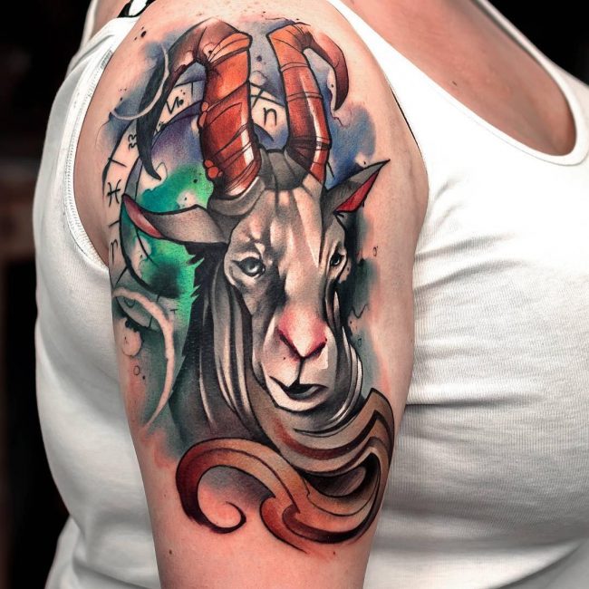 Capricorn tattoos