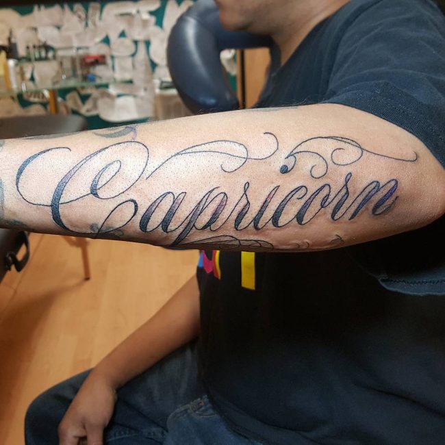 Capricorn tattoos