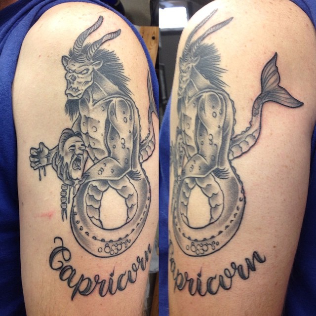 55+ Best Capricorn Tattoo Designs - Main Meaning is... (2019)