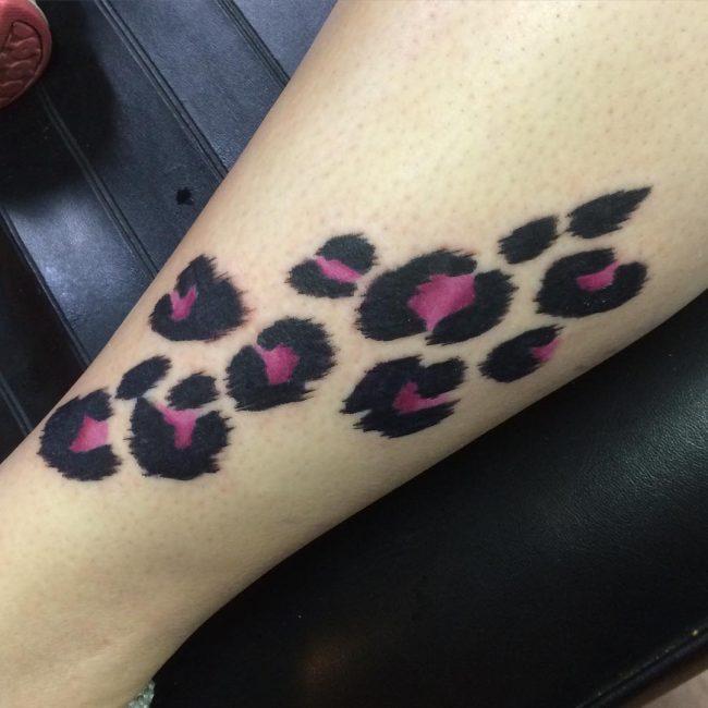 Cheetah Print Tattoo