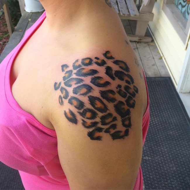 Cheetah Print Tattoos