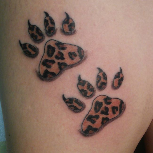 Cheetah Print Tattoo