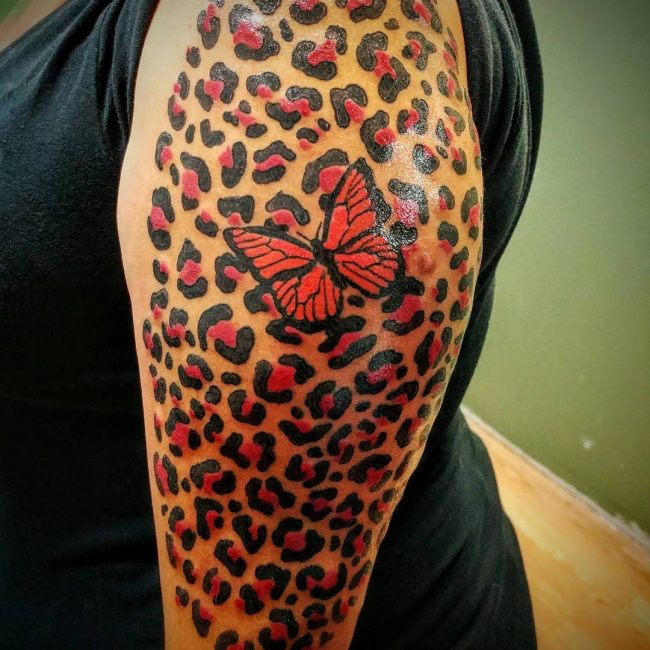 Cheetah Print Tattoo