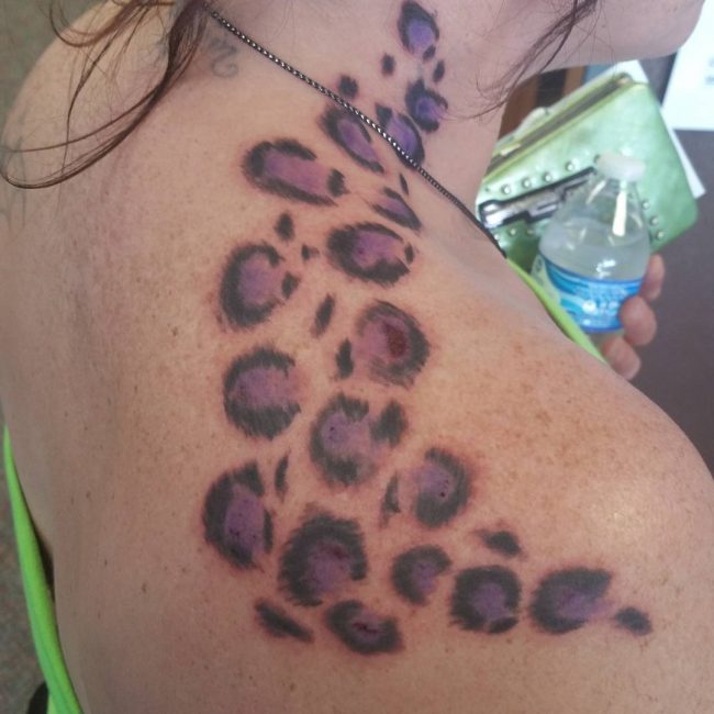 Cheetah Print Tattoos