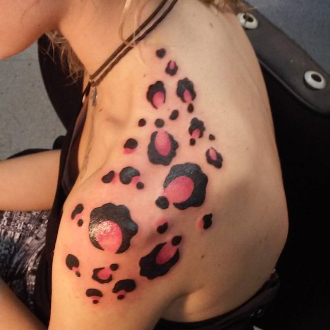 Cheetah Print Tattoo