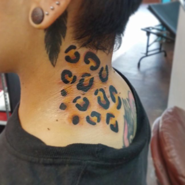 Cheetah Print Tattoo