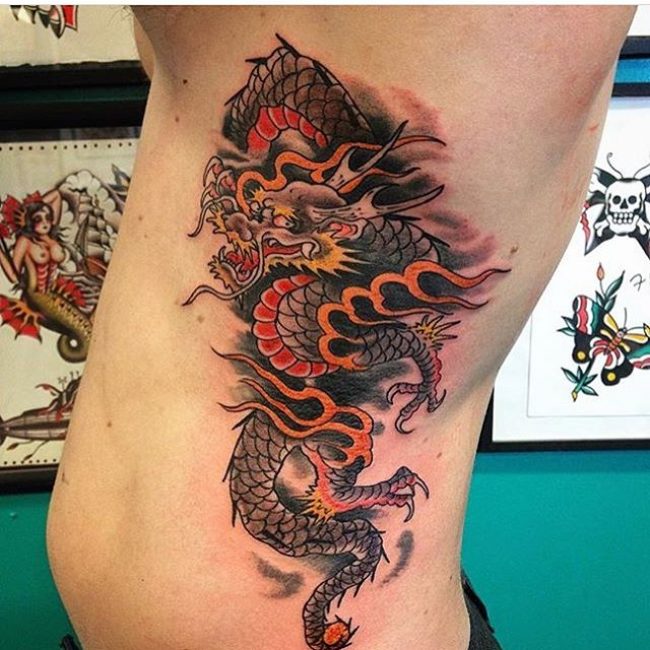 75+ Unique Dragon Tattoo Designs & Meanings Cool Mythology (2019)