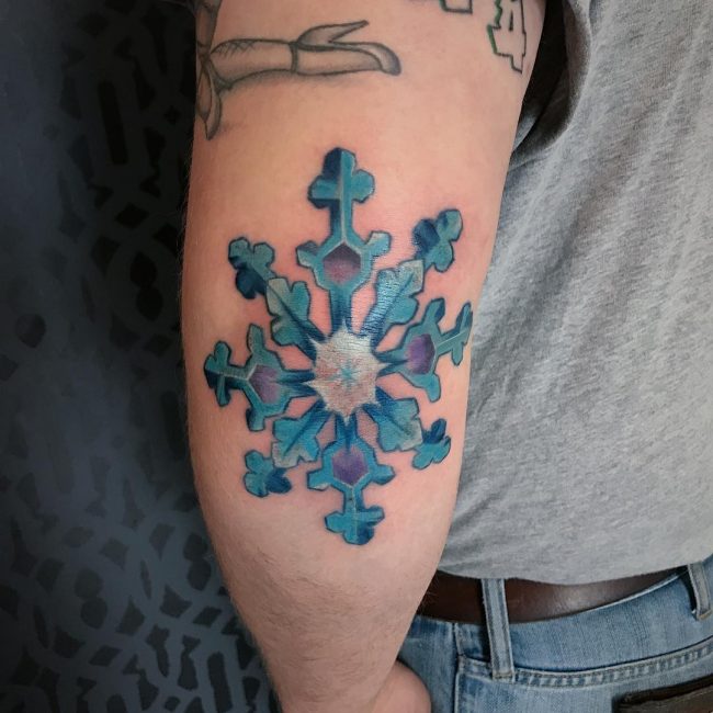 Snowflake Hand tattoo by Mark Walker - Best Tattoo Ideas Gallery