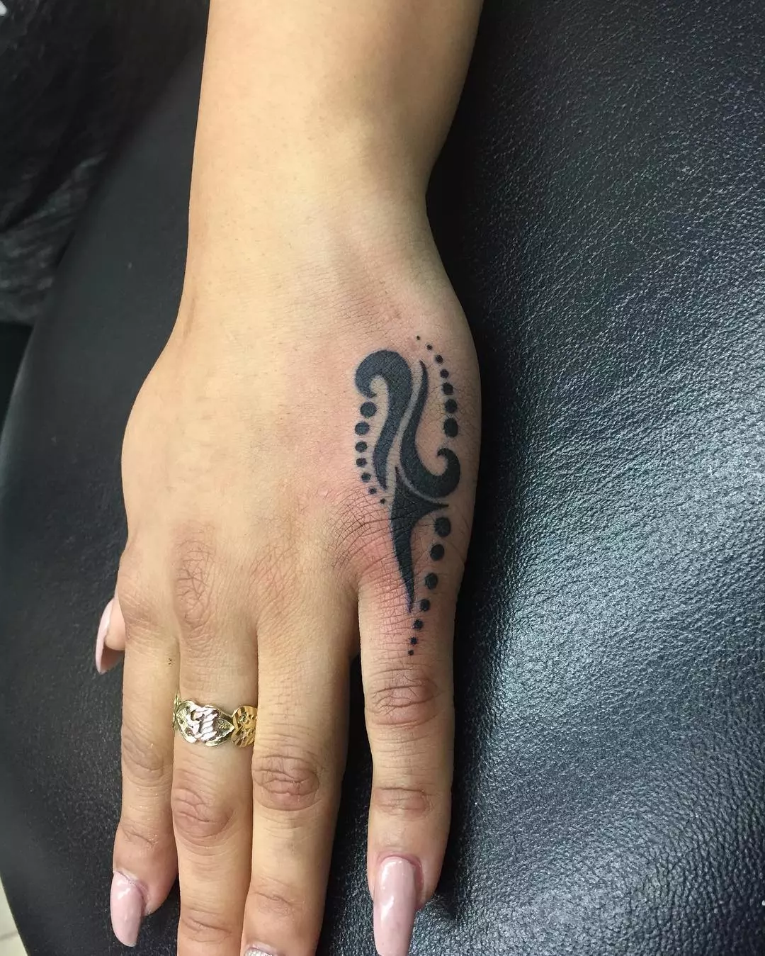 Hand Tattoo Template