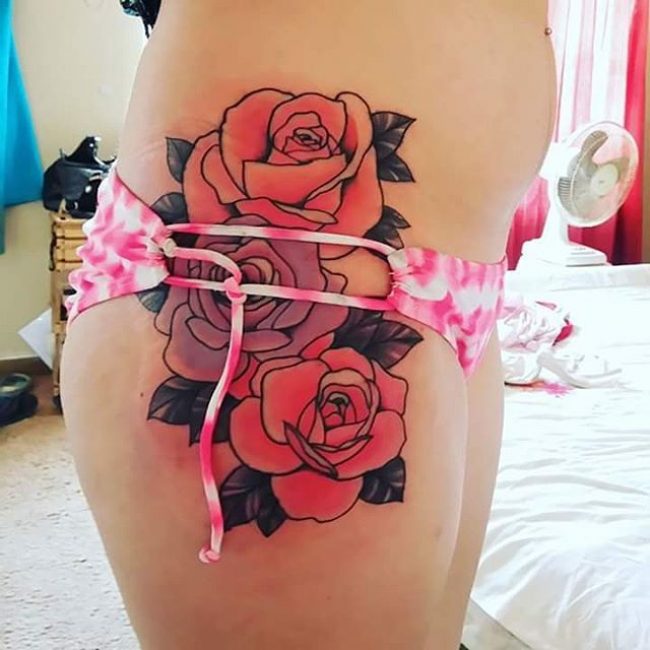 hip tattoo