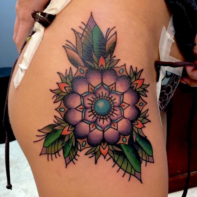 hip tattoo