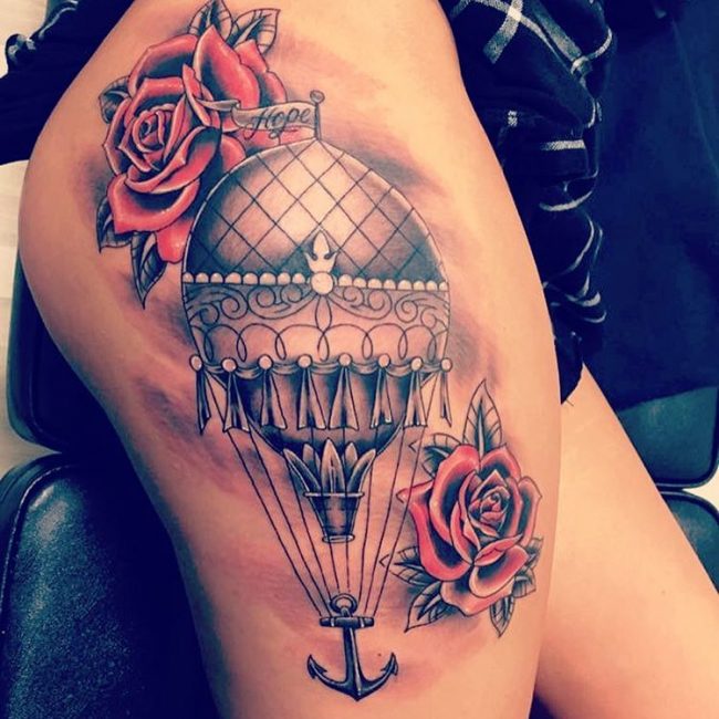 hip tattoo