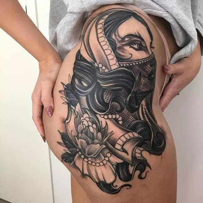 50 thigh tattoos ideas for women - Legit.ng